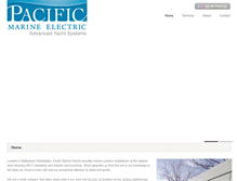 Tablet Screenshot of pacmarineelectric.com